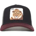 petten-gebogen-zwart-snapback-king-circwool-of-life-the-farm-van-goorin-bros