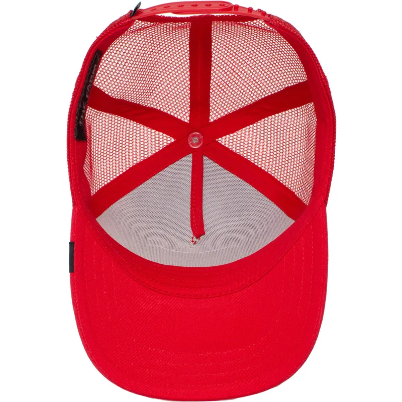 petten-gebogen-rood-snapback-voor-kinderen-sticky-bandit-the-farm-van-goorin-bros
