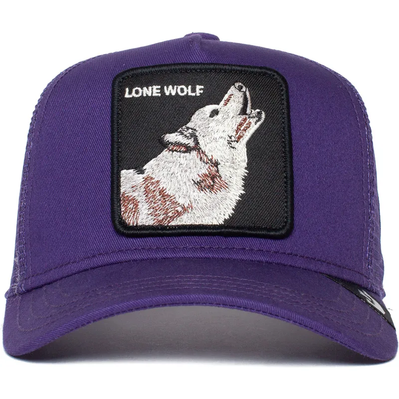 petten-gebogen-paars-snapback-voor-kinderen-lone-wolf-lil-the-farm-van-goorin-bros