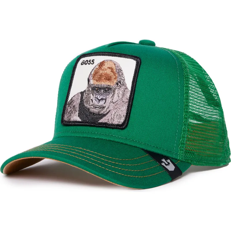 petten-gebogen-groen-snapback-voor-kinderen-boss-shot-caller-the-farm-van-goorin-bros