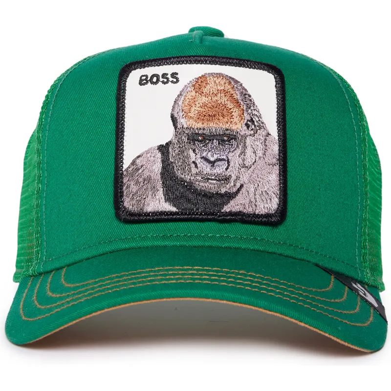 petten-gebogen-groen-snapback-voor-kinderen-boss-shot-caller-the-farm-van-goorin-bros