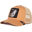 petten-oranje-snapback-lone-wolf-truckin-the-farm-van-goorin-bros