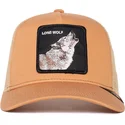 petten-oranje-snapback-lone-wolf-truckin-the-farm-van-goorin-bros
