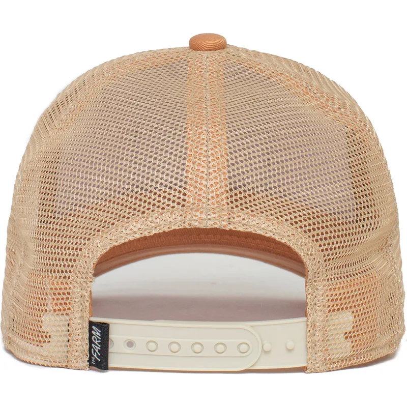 petten-oranje-snapback-lone-wolf-truckin-the-farm-van-goorin-bros