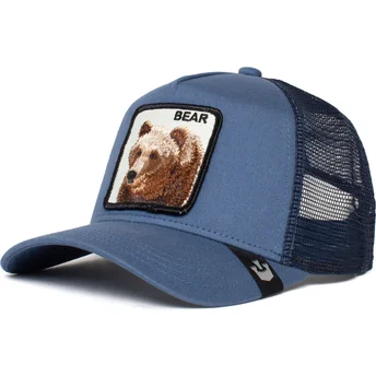 petten-blauw-snapback-big-bear-truckin-the-farm-van-goorin-bros