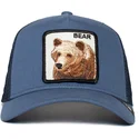 petten-blauw-snapback-big-bear-truckin-the-farm-van-goorin-bros