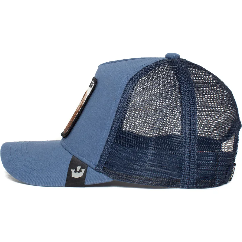 petten-blauw-snapback-big-bear-truckin-the-farm-van-goorin-bros petten-blauw-snapback-big-bear-truckin-the-farm-van-goorin-bros
