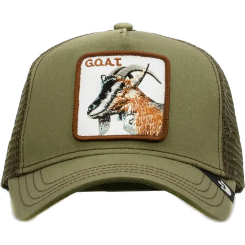 petten-gebogen-groen-snapback-the-goat-the-farm-van-goorin-bros