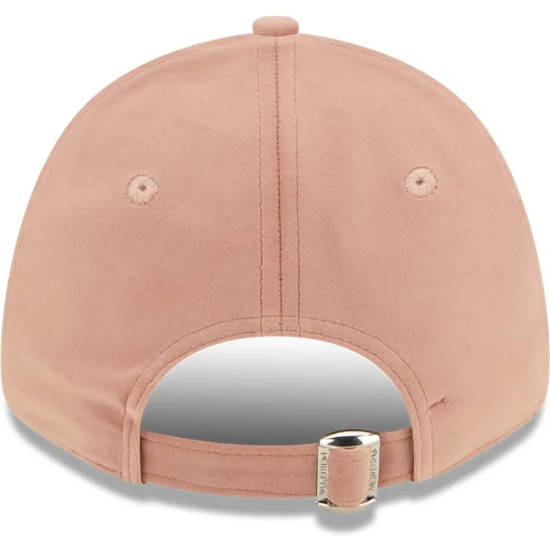 petten-gebogen-roze-verstelbaar-9forty-velour-van-new-york-yankees-mlb-van-new-era
