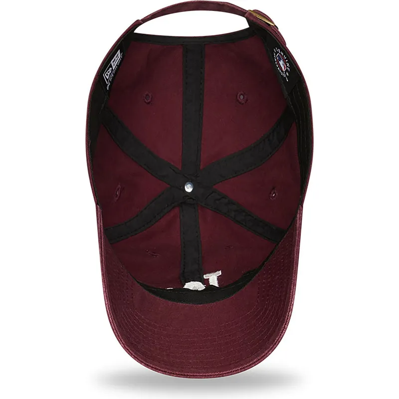 petten-gebogen-rood-verstelbaar-9twenty-league-essential-van-los-angeles-dodgers-mlb-van-new-era