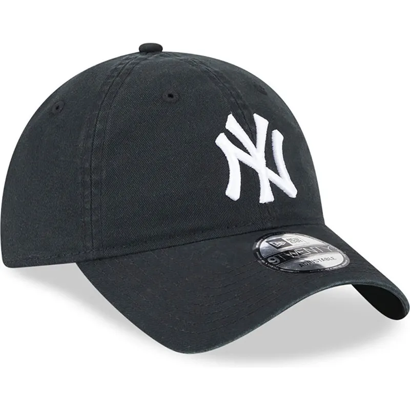 petten-gebogen-zwart-verstelbaar-9twenty-league-essential-van-new-york-yankees-mlb-van-new-era
