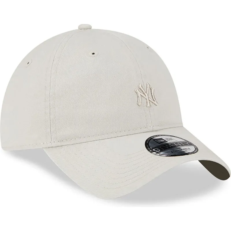 petten-gebogen-beige-verstelbaar-9twenty-mini-van-new-york-yankees-mlb-van-new-era