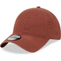 petten-gebogen-bruin-verstelbaar-9twenty-mini-van-new-york-yankees-mlb-van-new-era