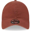 petten-gebogen-bruin-verstelbaar-9twenty-mini-van-new-york-yankees-mlb-van-new-era