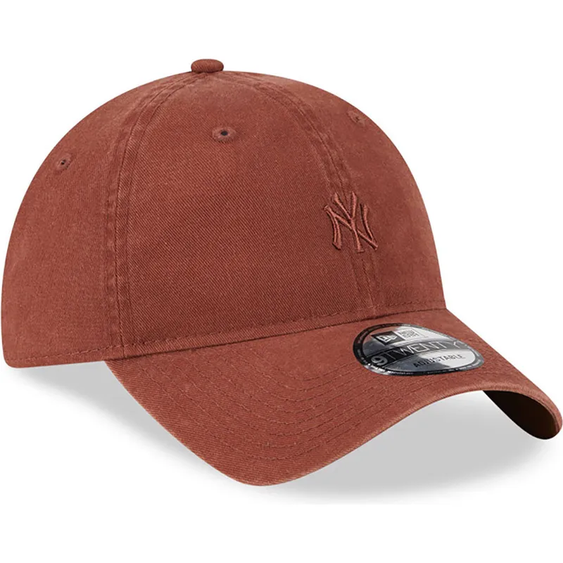 petten-gebogen-bruin-verstelbaar-9twenty-mini-van-new-york-yankees-mlb-van-new-era