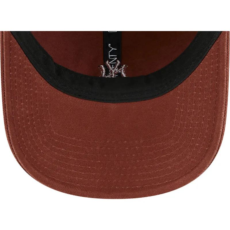 petten-gebogen-bruin-verstelbaar-9twenty-mini-van-new-york-yankees-mlb-van-new-era