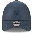 petten-gebogen-marineblauw-verstelbaar-9forty-millerain-van-new-york-yankees-mlb-van-new-era