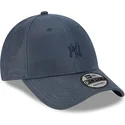 petten-gebogen-marineblauw-verstelbaar-9forty-millerain-van-new-york-yankees-mlb-van-new-era