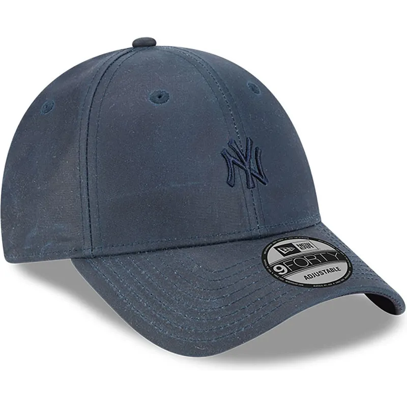 petten-gebogen-marineblauw-verstelbaar-9forty-millerain-van-new-york-yankees-mlb-van-new-era