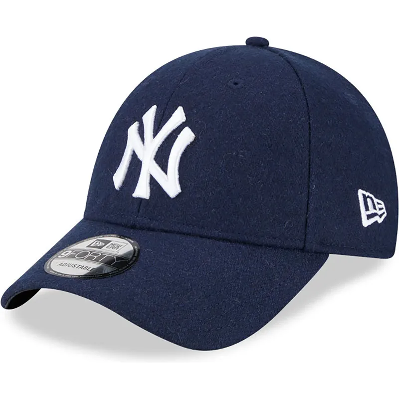 petten-gebogen-marineblauw-verstelbaar-9forty-essential-melton-wool-van-new-york-yankees-mlb-van-new-era petten-gebogen-marineblauw-verstelbaar-9forty-essential-melton-wool-van-new-york-yankees-mlb-van-new-era