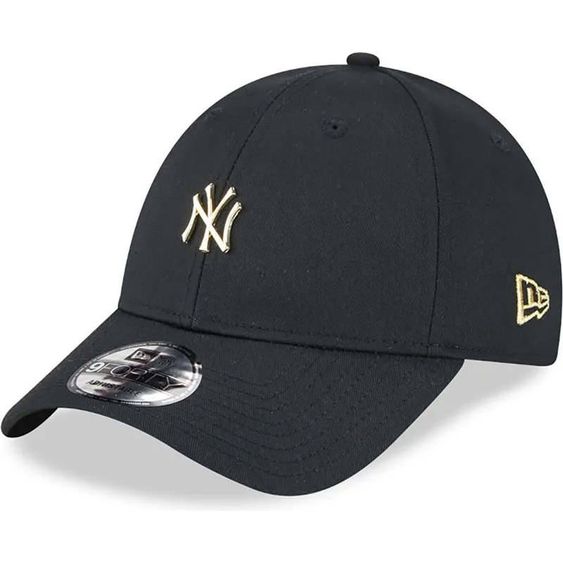 petten-gebogen-zwart-verstelbaar-9forty-pin-van-new-york-yankees-mlb-van-new-era