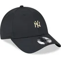 petten-gebogen-zwart-verstelbaar-9forty-pin-van-new-york-yankees-mlb-van-new-era