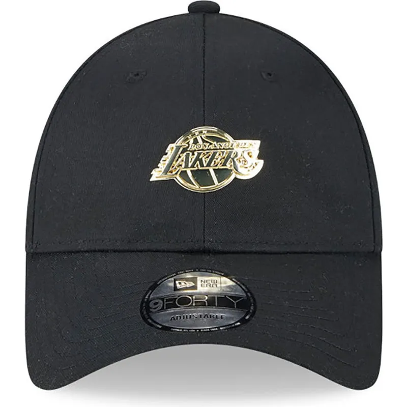 petten-gebogen-zwart-verstelbaar-9forty-pin-van-los-angeles-lakers-nba-van-new-era