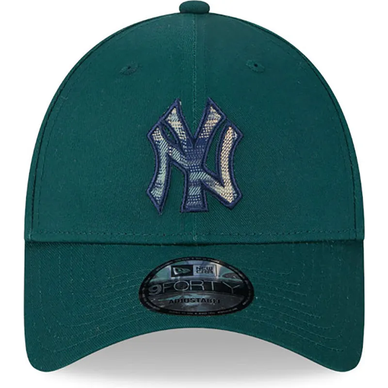 petten-gebogen-groen-verstelbaar-9forty-check-infill-van-new-york-yankees-mlb-van-new-era petten-gebogen-groen-verstelbaar-9forty-check-infill-van-new-york-yankees-mlb-van-new-era