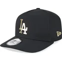 petten-gebogen-zwart-snapback-a-frame-foil-pack-van-los-angeles-dodgers-mlb-van-new-era