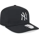 petten-gebogen-zwart-snapback-a-frame-foil-pack-van-new-york-yankees-mlb-van-new-era