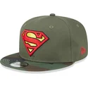 petten-plat-groen-snapback-voor-kinderen-9fifty-van-superman-dc-comics-van-new-era