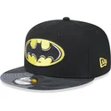 petten-plat-zwart-snapback-voor-kinderen-9fifty-van-batman-dc-comics-van-new-era