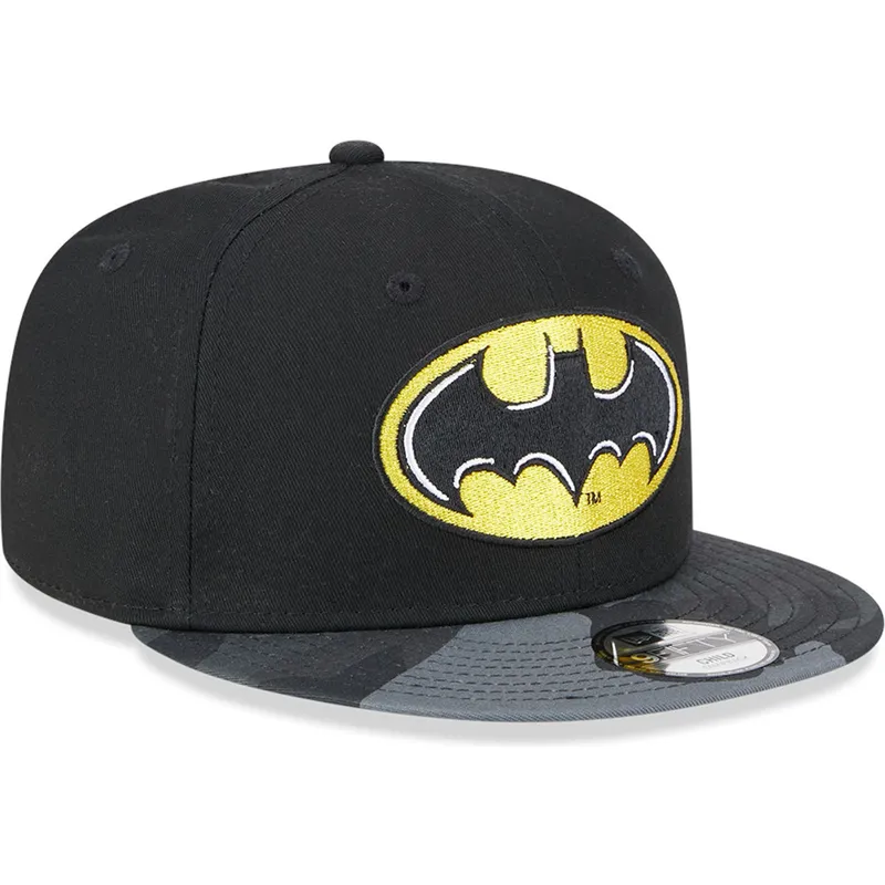 petten-plat-zwart-snapback-voor-kinderen-9fifty-van-batman-dc-comics-van-new-era