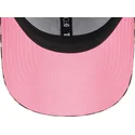 petten-gebogen-luipaard-verstelbaar-rosa-9forty-velour-van-new-york-yankees-mlb-van-new-era