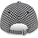 petten-gebogen-zwart-verstelbaar-9forty-houndstooth-van-new-york-yankees-mlb-van-new-era
