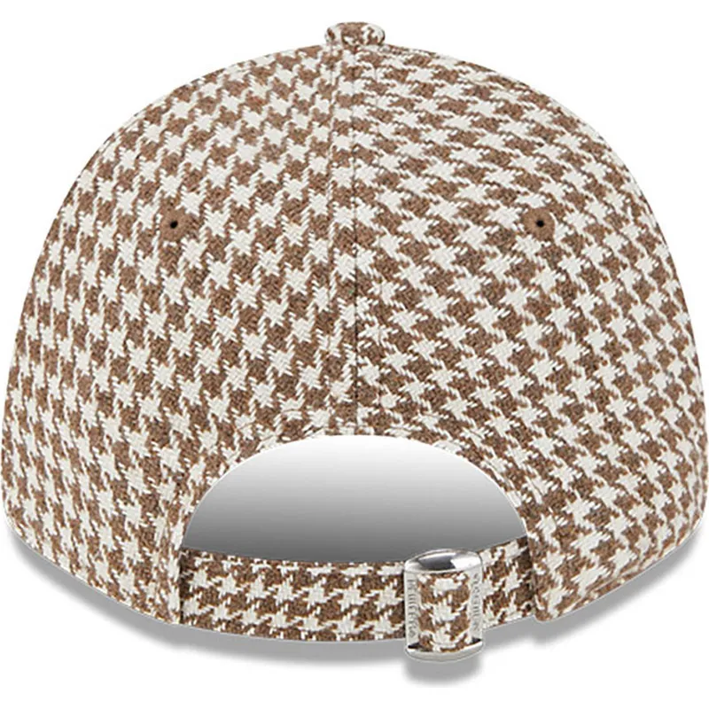 petten-gebogen-bruin-verstelbaar-9forty-houndstooth-van-new-york-yankees-mlb-van-new-era petten-gebogen-bruin-verstelbaar-9forty-houndstooth-van-new-york-yankees-mlb-van-new-era