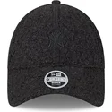 petten-gebogen-zwart-verstelbaar-9forty-hypertexture-van-new-york-yankees-mlb-van-new-era