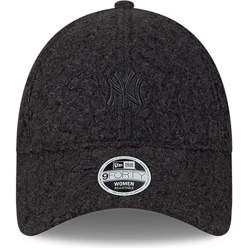 petten-gebogen-zwart-verstelbaar-9forty-hypertexture-van-new-york-yankees-mlb-van-new-era