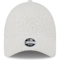 petten-gebogen-beige-verstelbaar-9forty-hypertexture-van-new-york-yankees-mlb-van-new-era
