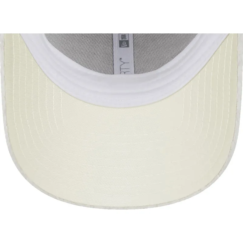 petten-gebogen-beige-verstelbaar-9forty-hypertexture-van-new-york-yankees-mlb-van-new-era