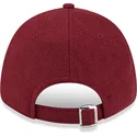 petten-gebogen-rood-verstelbaar-9forty-essential-melton-wool-van-new-york-yankees-mlb-van-new-era