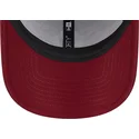 petten-gebogen-rood-verstelbaar-9forty-essential-melton-wool-van-new-york-yankees-mlb-van-new-era