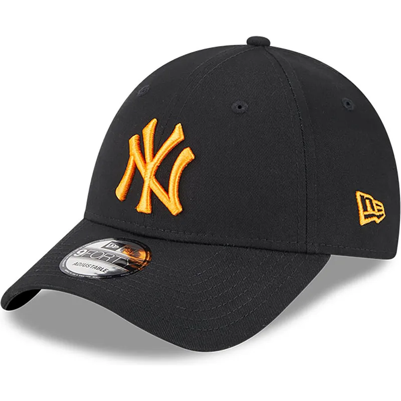 petten-gebogen-zwart-verstelbaar-9forty-league-essential-van-new-york-yankees-mlb-van-new-era