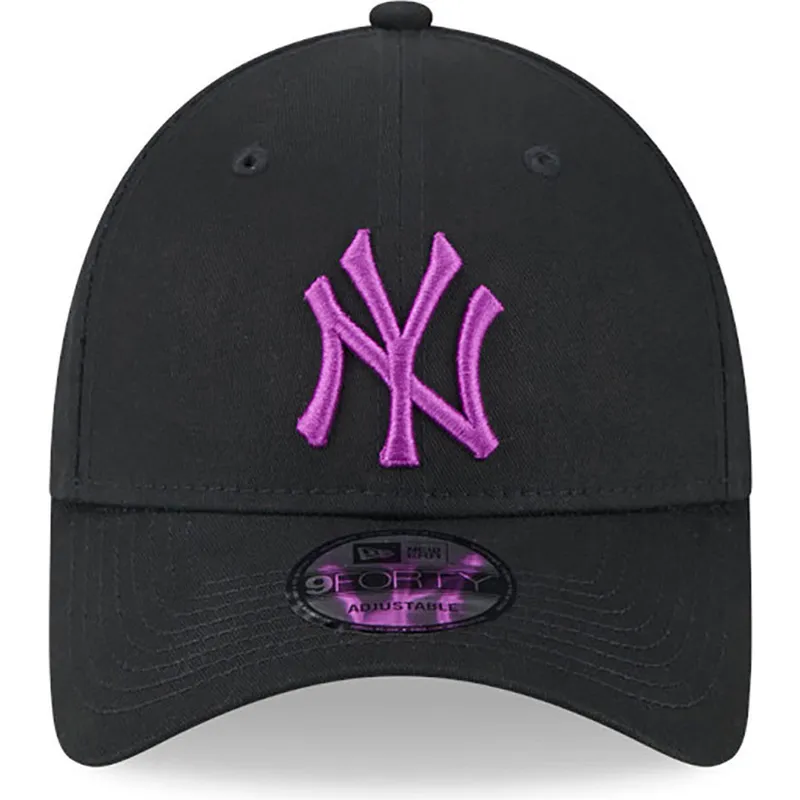 petten-gebogen-zwart-verstelbaar-9forty-league-essential-van-new-york-yankees-mlb-van-new-era
