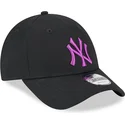 petten-gebogen-zwart-verstelbaar-9forty-league-essential-van-new-york-yankees-mlb-van-new-era