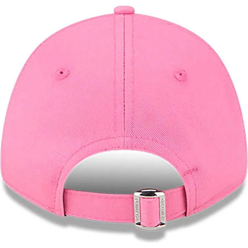 petten-gebogen-roze-verstelbaar-voor-kinderen-9forty-van-petalo-burbuja-y-cactus-las-supernenas-van-new-era