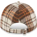 petten-gebogen-bruin-verstelbaar-9forty-check-van-new-york-yankees-mlb-van-new-era