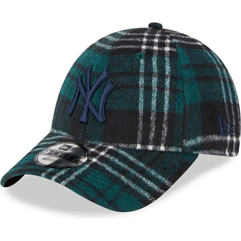 petten-gebogen-groen-verstelbaar-9forty-check-van-new-york-yankees-mlb-van-new-era petten-gebogen-groen-verstelbaar-9forty-check-van-new-york-yankees-mlb-van-new-era