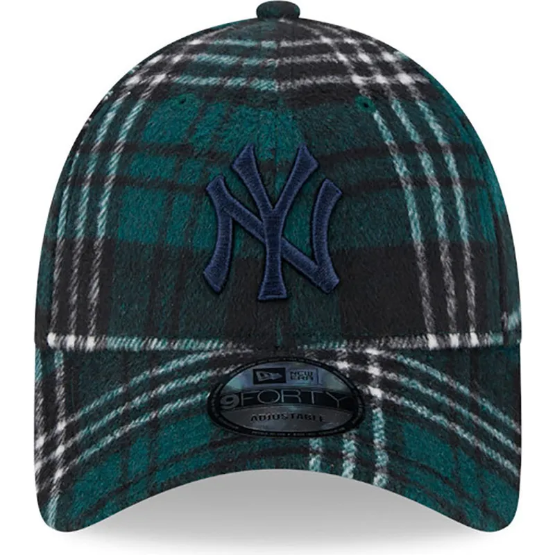 petten-gebogen-groen-verstelbaar-9forty-check-van-new-york-yankees-mlb-van-new-era petten-gebogen-groen-verstelbaar-9forty-check-van-new-york-yankees-mlb-van-new-era