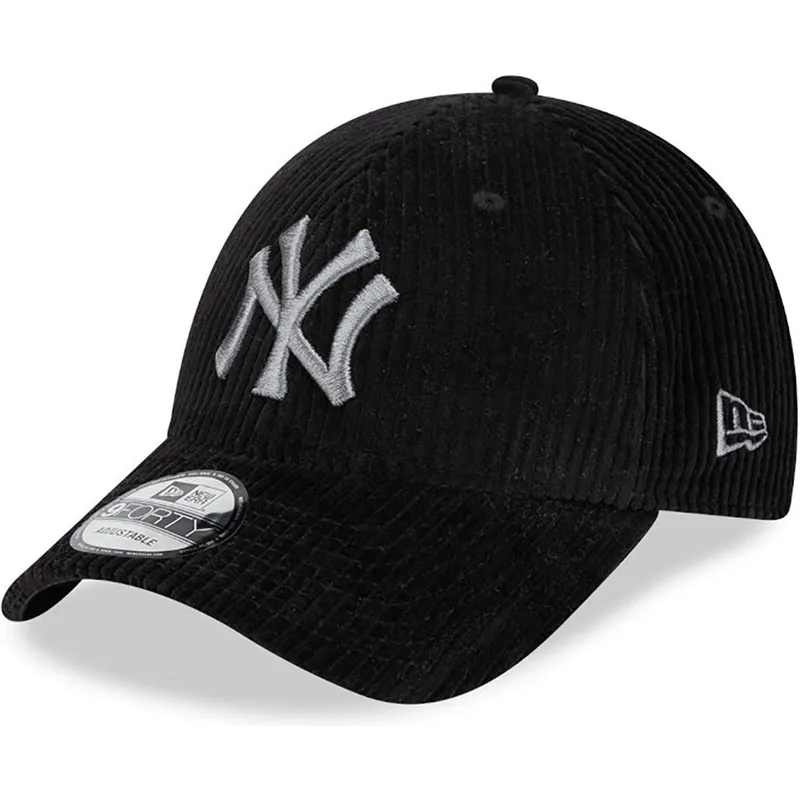 petten-gebogen-zwart-verstelbaar-9forty-wide-cord-van-new-york-yankees-mlb-van-new-era